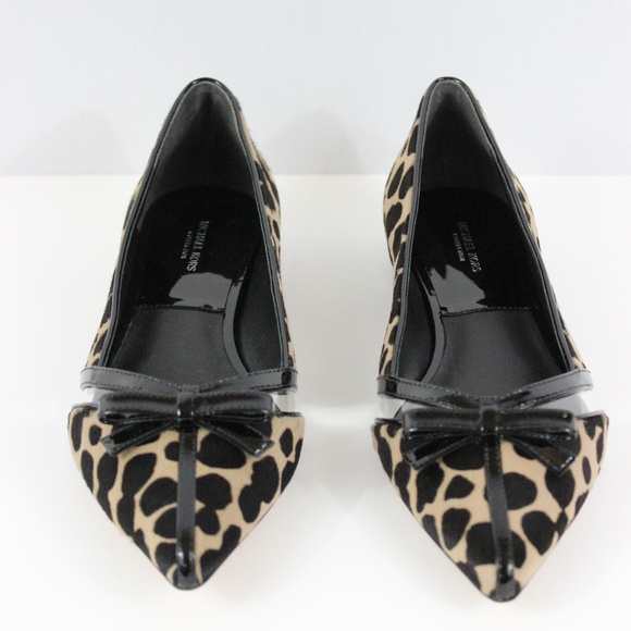 Michael Kors Collection Joey Fawn Cheetah Flats - Picture 2 of 8